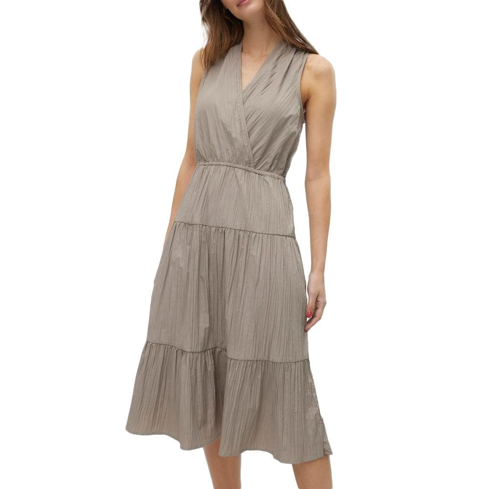 Robe Marron Femme Vero Moda Calf 1