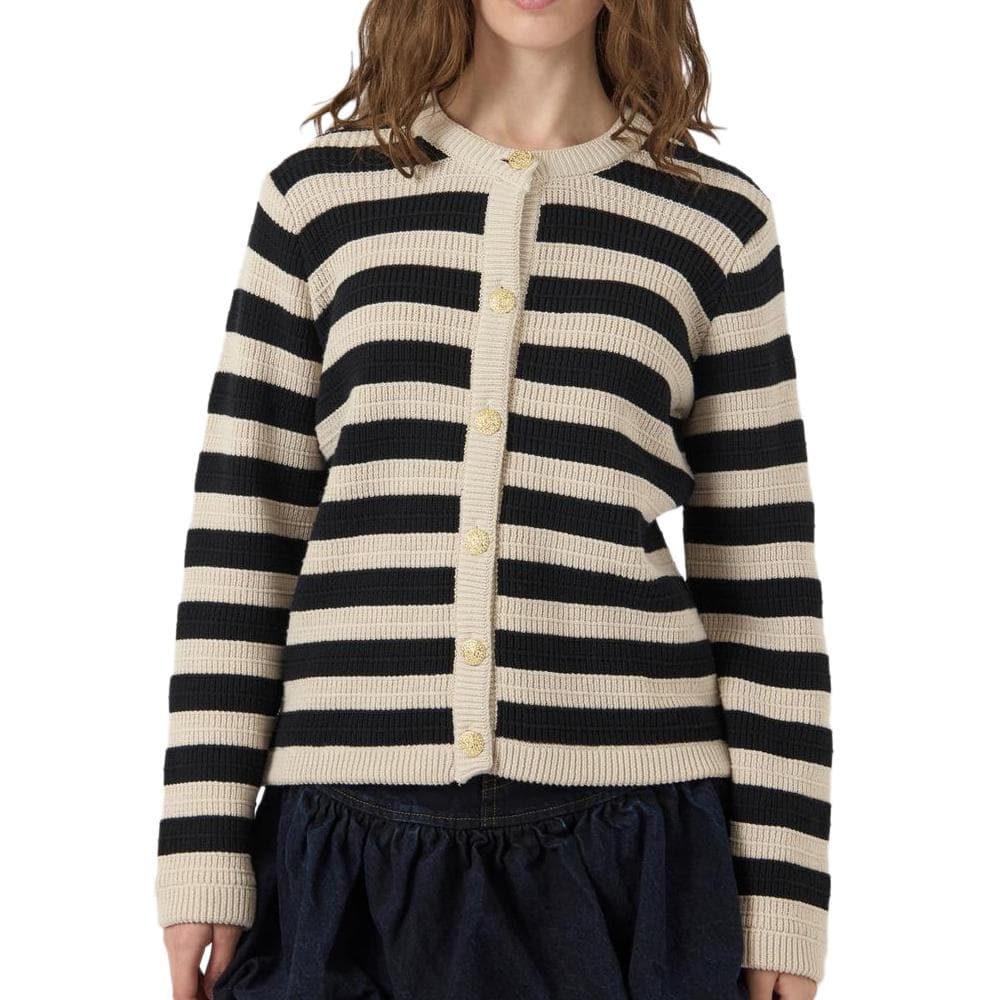 Gilet Beige/Noir Femme YAS 26037607 1