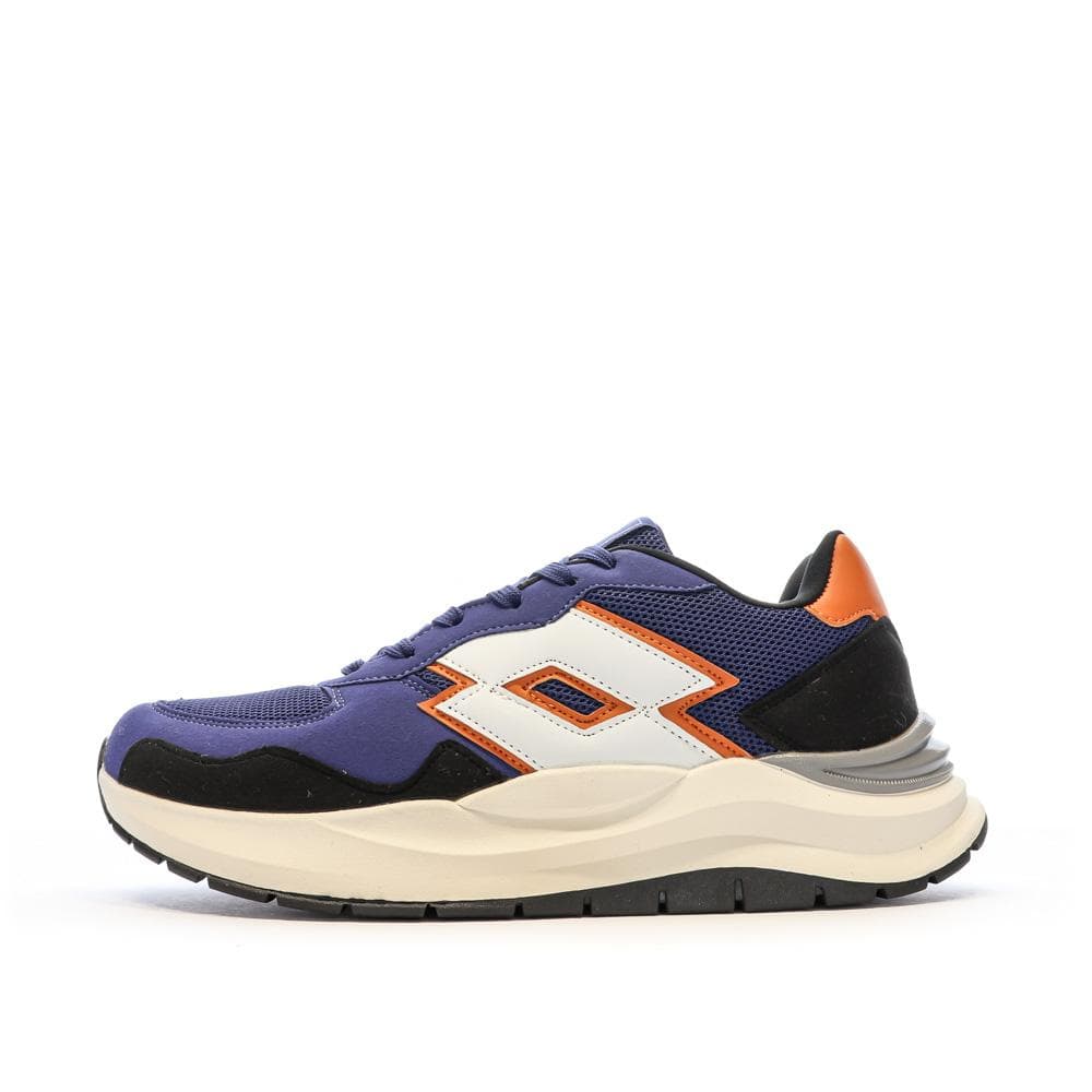 Baskets Marine/Blanches/Orange Homme Lotto Twenty6 1