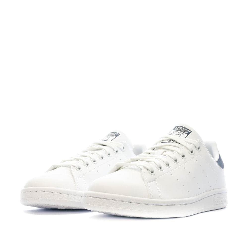 Baskets Blanches/Marine Fille/Femme Adidas Stan Smith 6