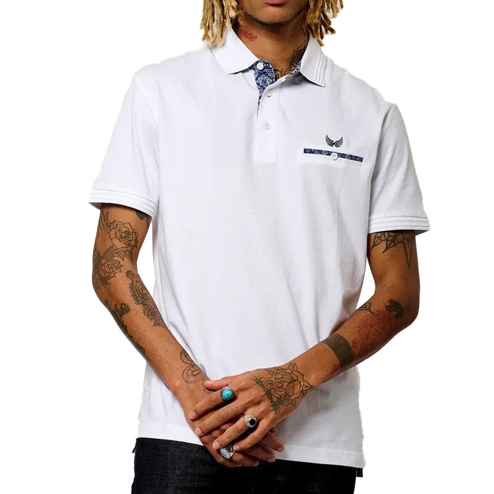 Polo Blanc Homme Kaporal BARRO 1