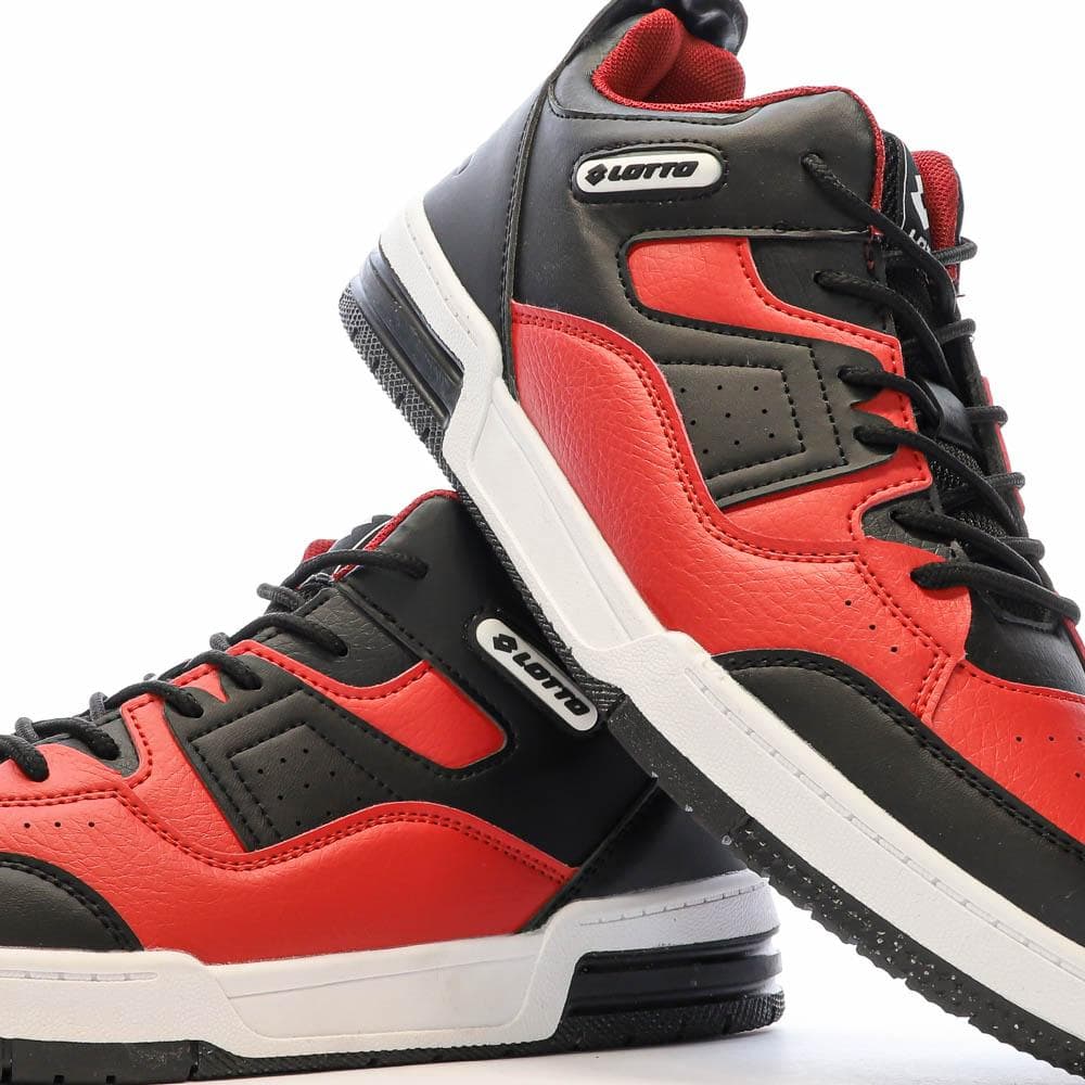 Baskets Rouges/Noires Homme Lotto Thirty 6 7