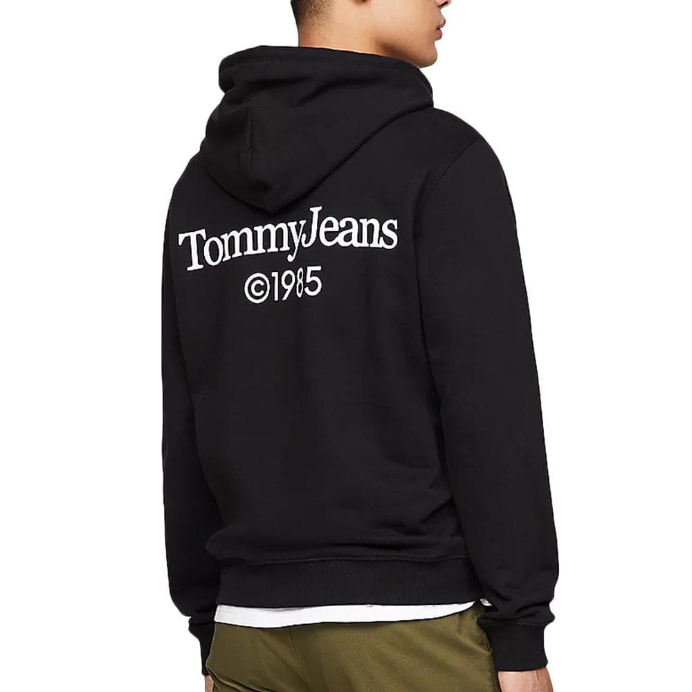 Sweat à Capuche Noir Homme Tommy Hilfiger Entry Graphi 2