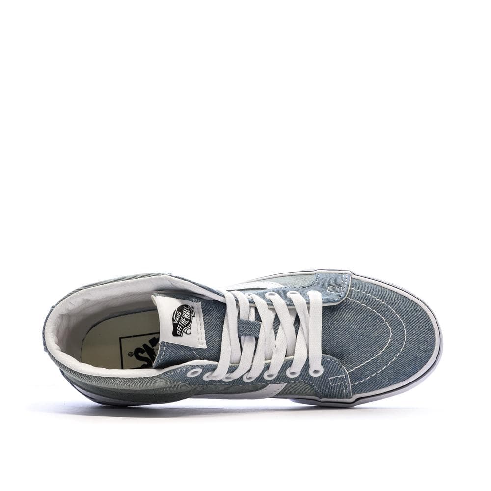 Baskets Bleu Jean Vans Mixte VANS Sk8-mid Reissue 4