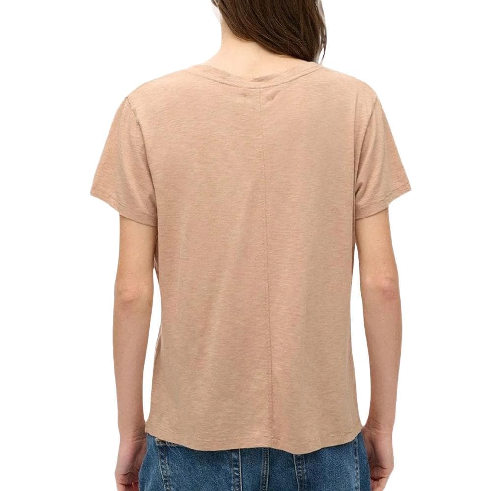 T-shirt Beige Femme Superdry Studios 2