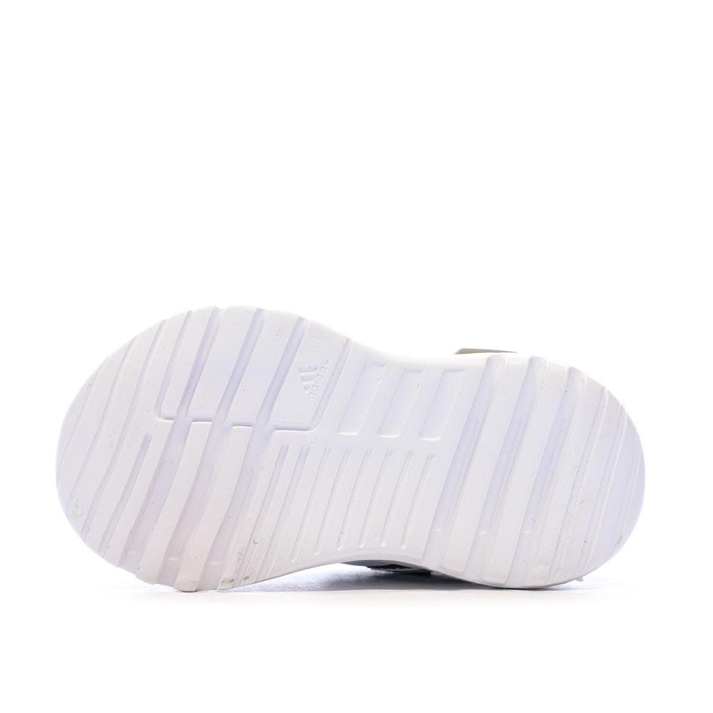 Baskets Kaki/Blanches Garçon Adidas Racer 5