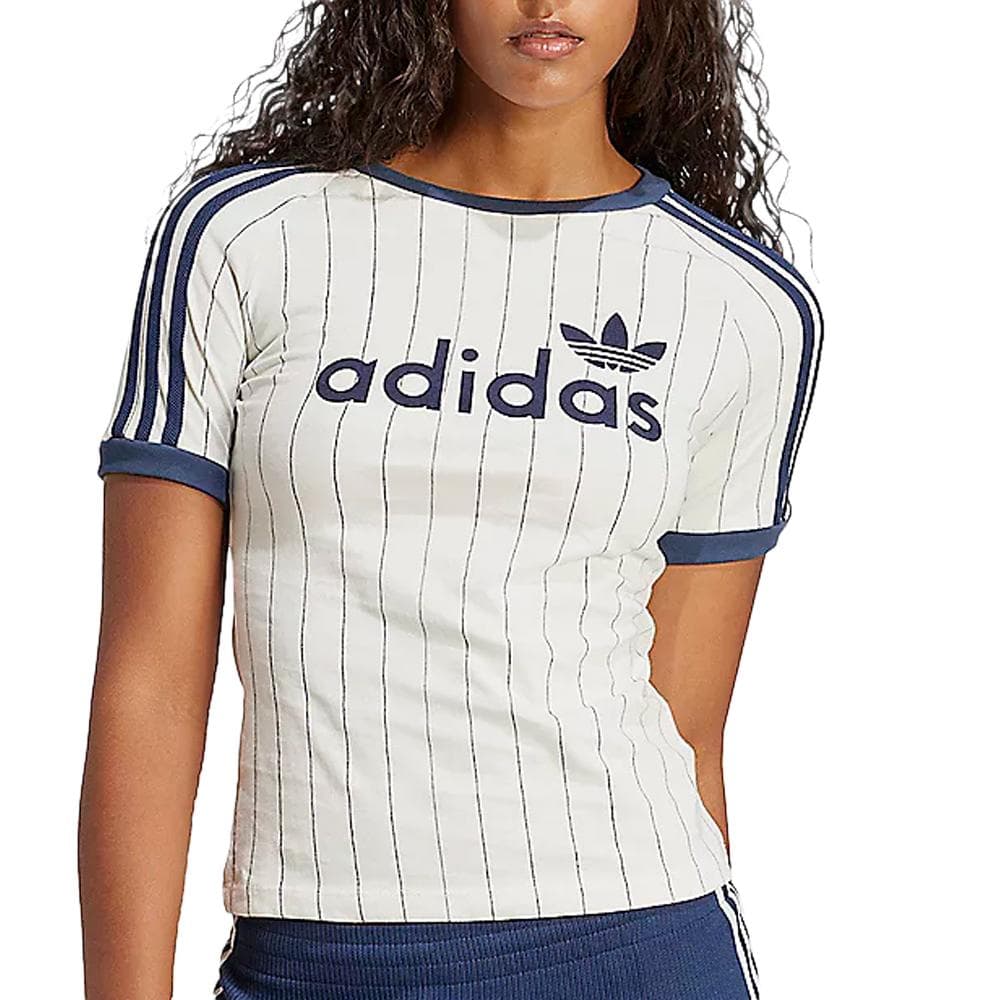 T-Shirt Blanc Femme Adidas Graphic Cali 1