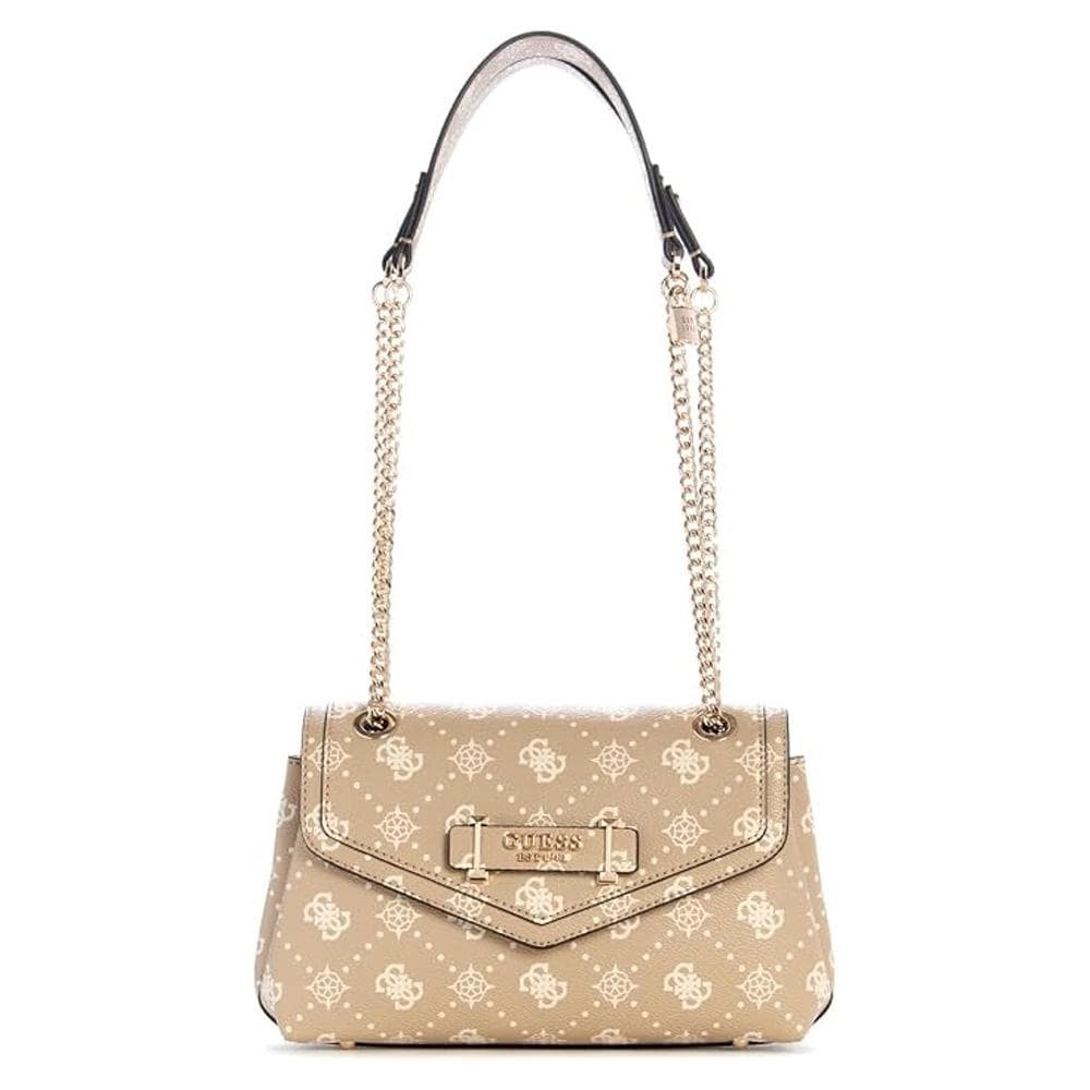 Sac à Bandoulière Beige Femme Guess Silia 1