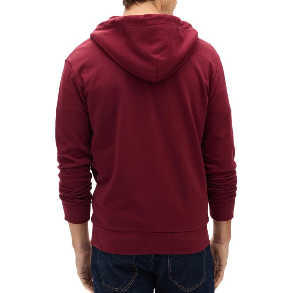Sweat Zippé Bordeaux Homme Superdry Plain Hood 2