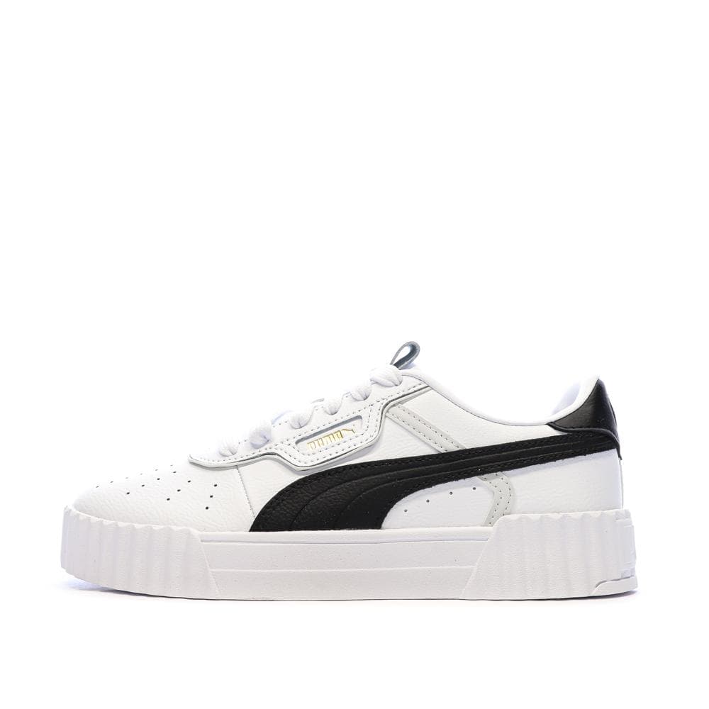 Baskets Blanc/Noir Femme Puma Carina 3.0 Luxe 1