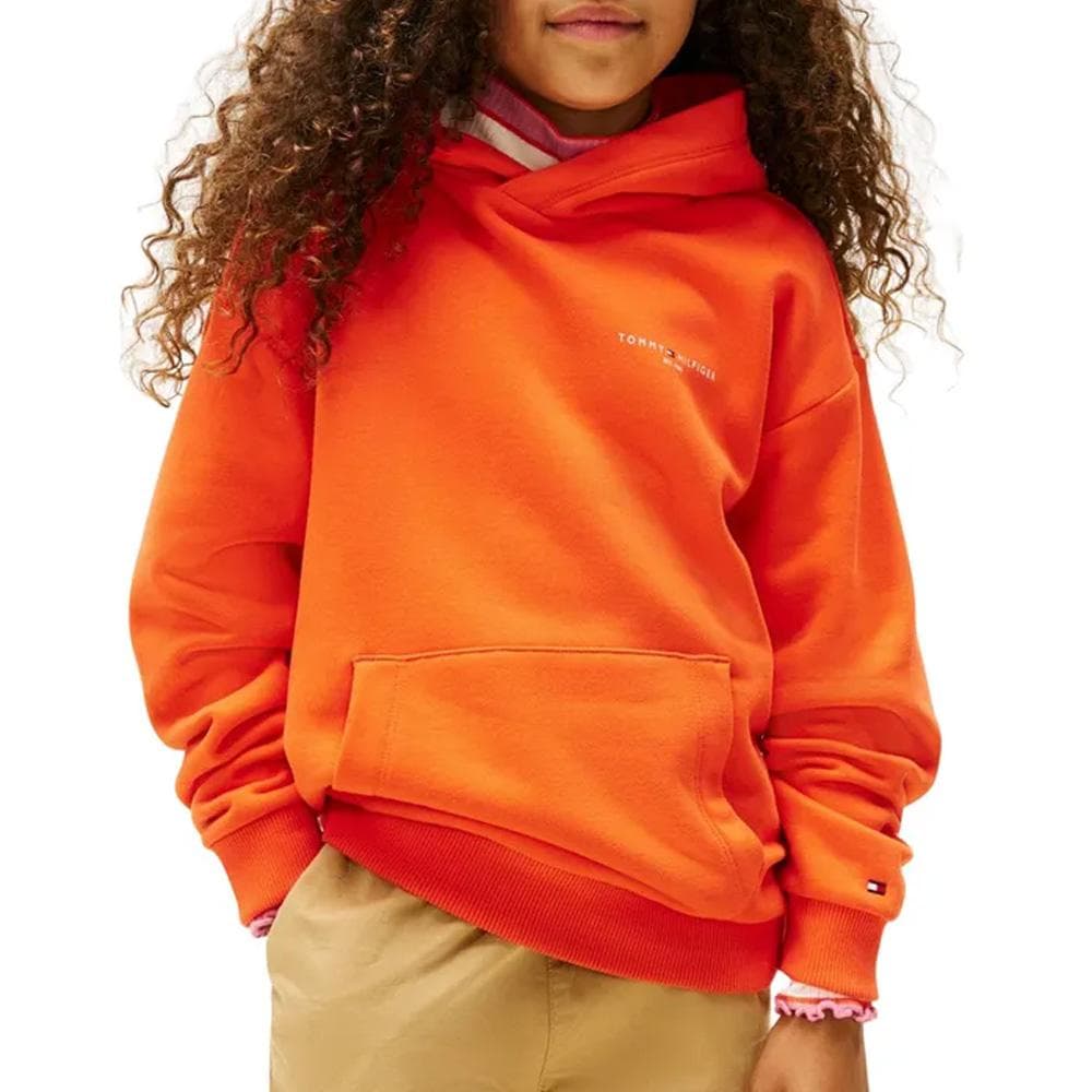 Sweat Orange Fille Tommy Hilfiger KS0KS00660 1
