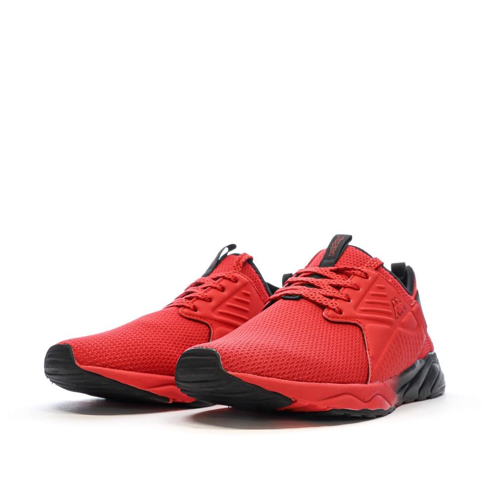 Baskets Noires/Rouge Garçon Kappa San Puerto Lace 6