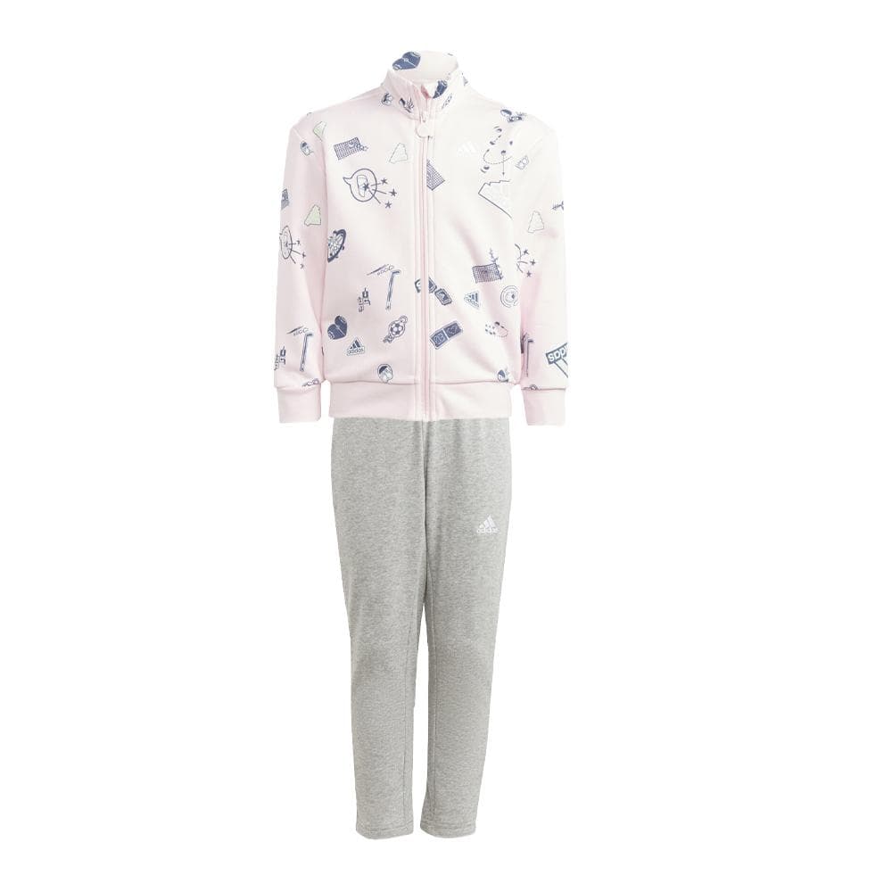 Survêtement Rose Fille Adidas IN3304 1