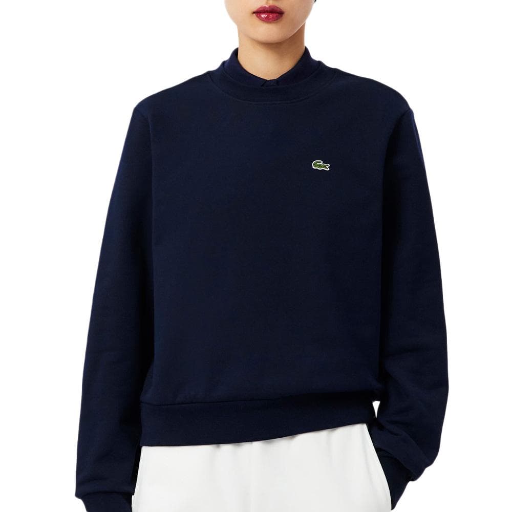 Sweat Marine Femme Lacoste Relaxed Fit Fleece 1