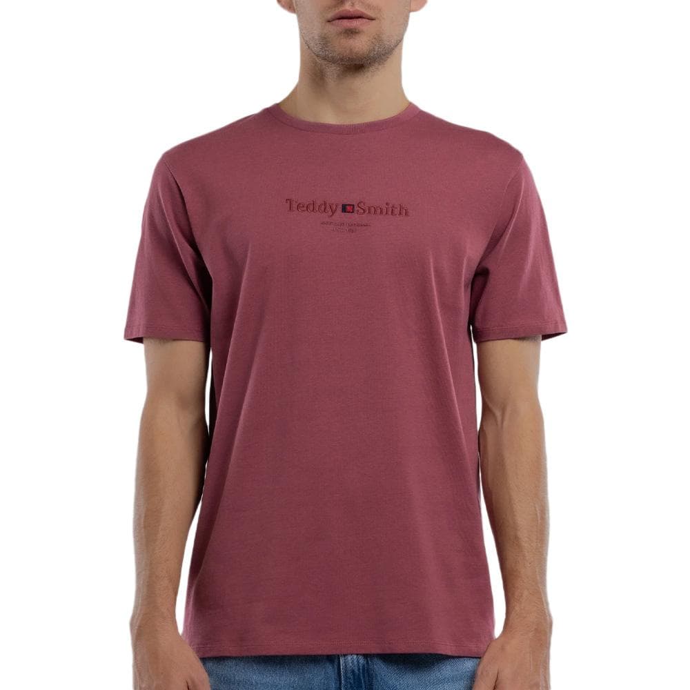 T-shirt Bordeaux Homme Teddy Smith 11017024D0 1