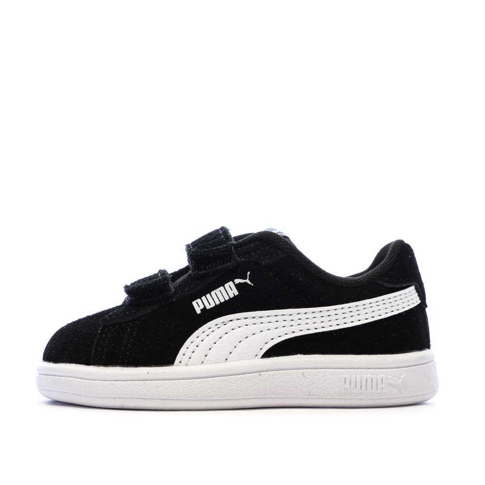 Baskets Noires/Blanches Garçon Puma Smash 3.0 1