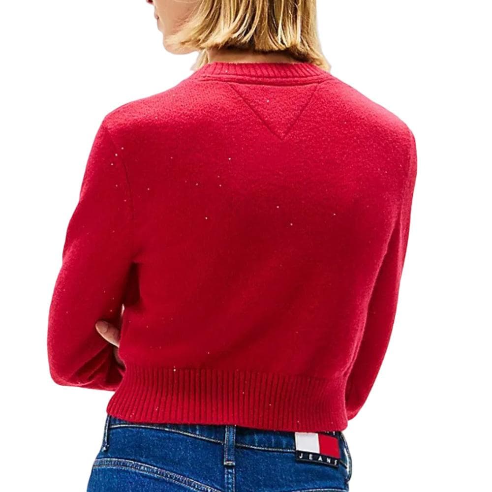 Pull Rouge Femme Tommy Hilfiger Tjw Sparkle Flag 2