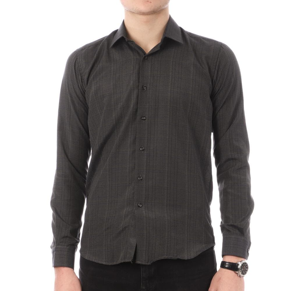 Chemise Noir/Kaki Homme Saint-Hilaire 204 1