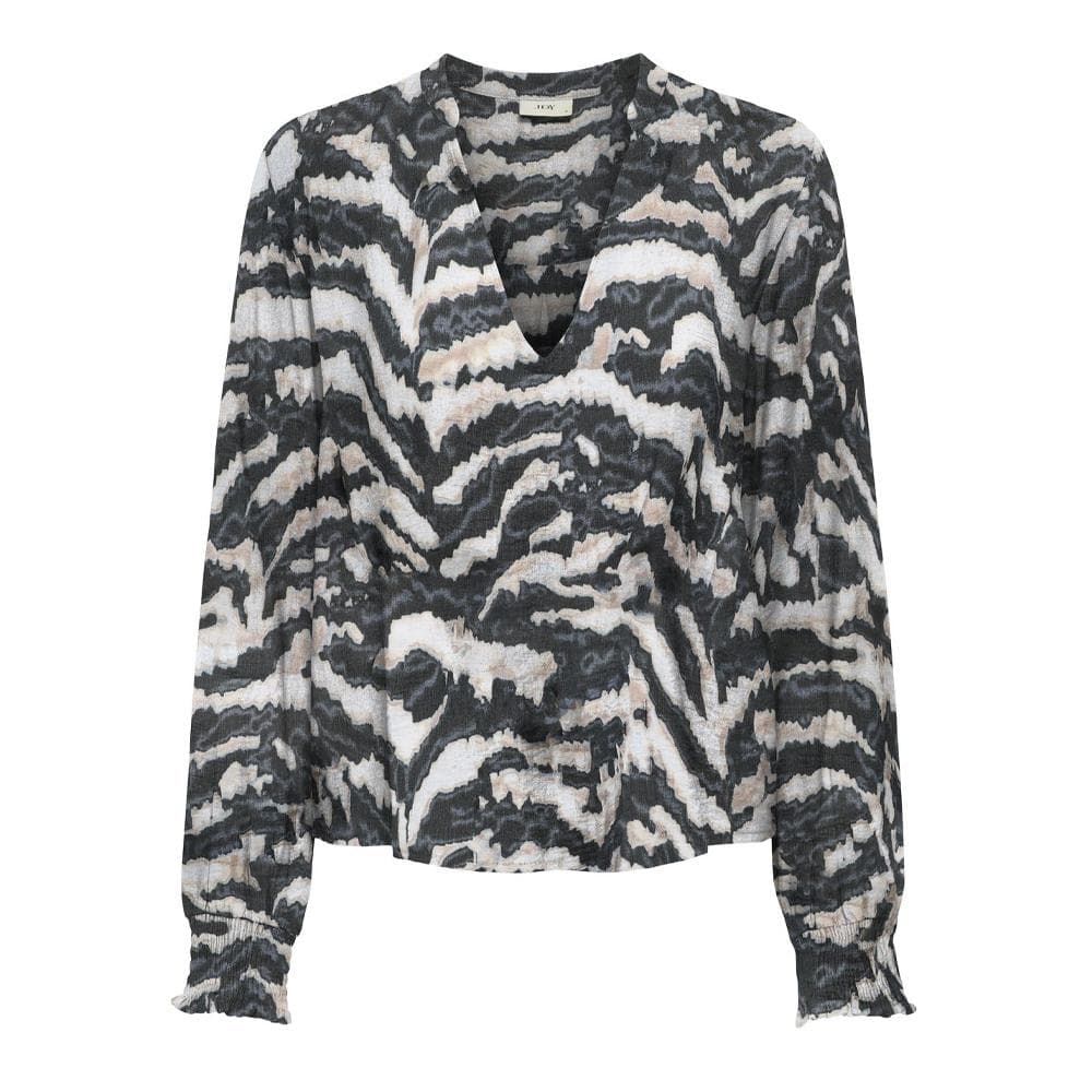 Blouse Noir/Beige Femme JDY Pepper 1
