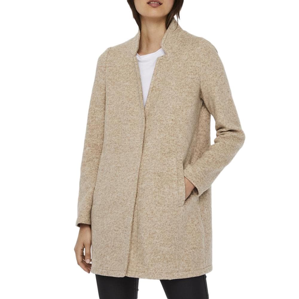 Manteau Beige Femme Vero Moda Brushedkatrine 1