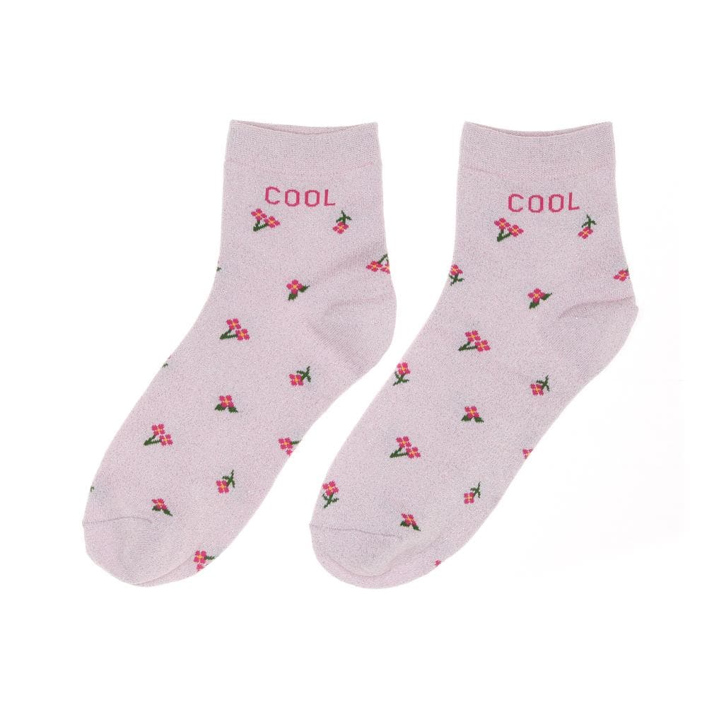 Chaussettes Rose à Fleurs Femme Stella Green Cool 1