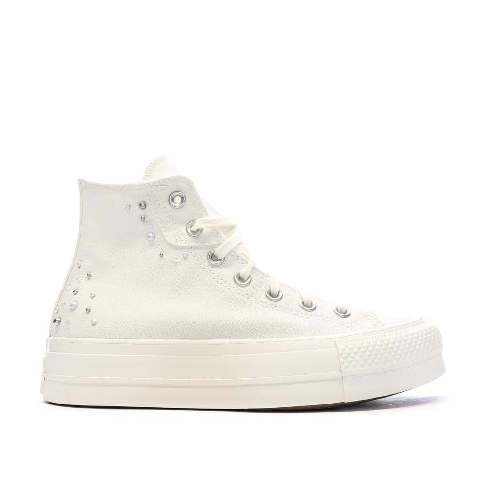 Baskets Blanches Femme Converse Chuck Taylor All Star Perles 2