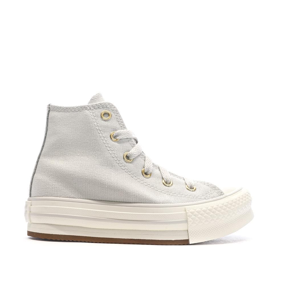 Baskets Grises Fille Converse All Star Eva A10382C 2