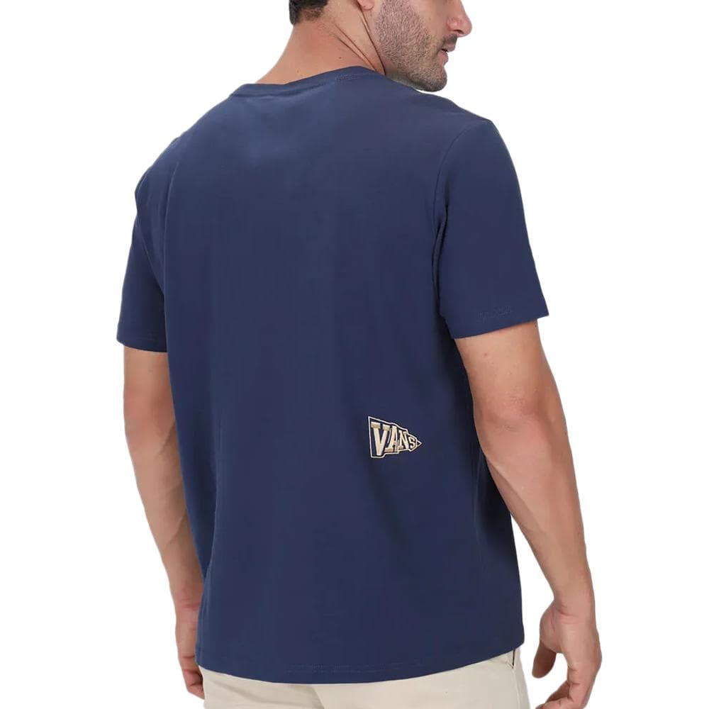 T-Shirt Marine Homme Vans Relaxed 2