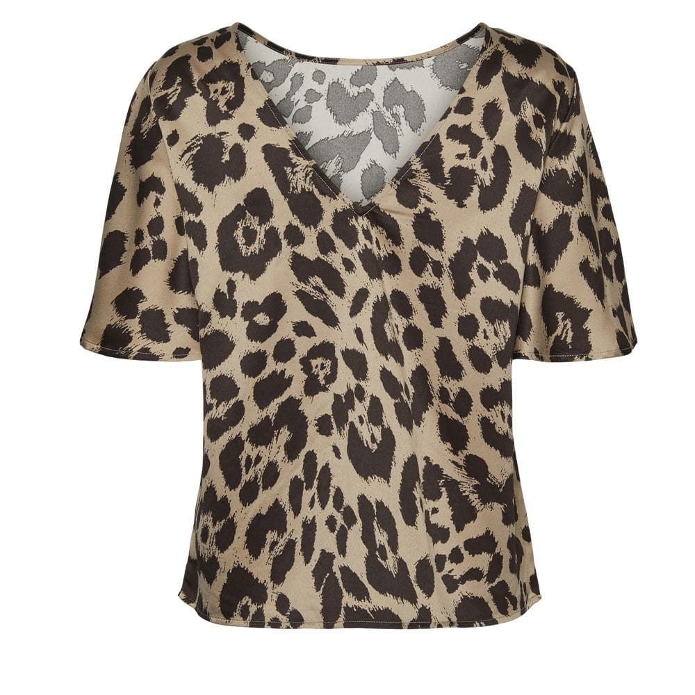 T-Shirt Marron Femme Vero Moda Merle 2