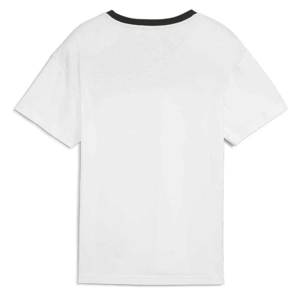 T-shirt Blanc/Noir/Gris Garçon Puma Power Colorblock 2