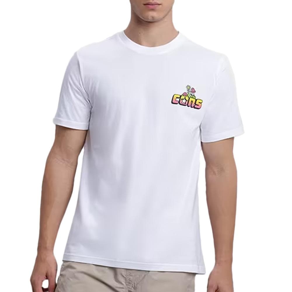 T-Shirt Blanc Homme Converse Skeleton 1