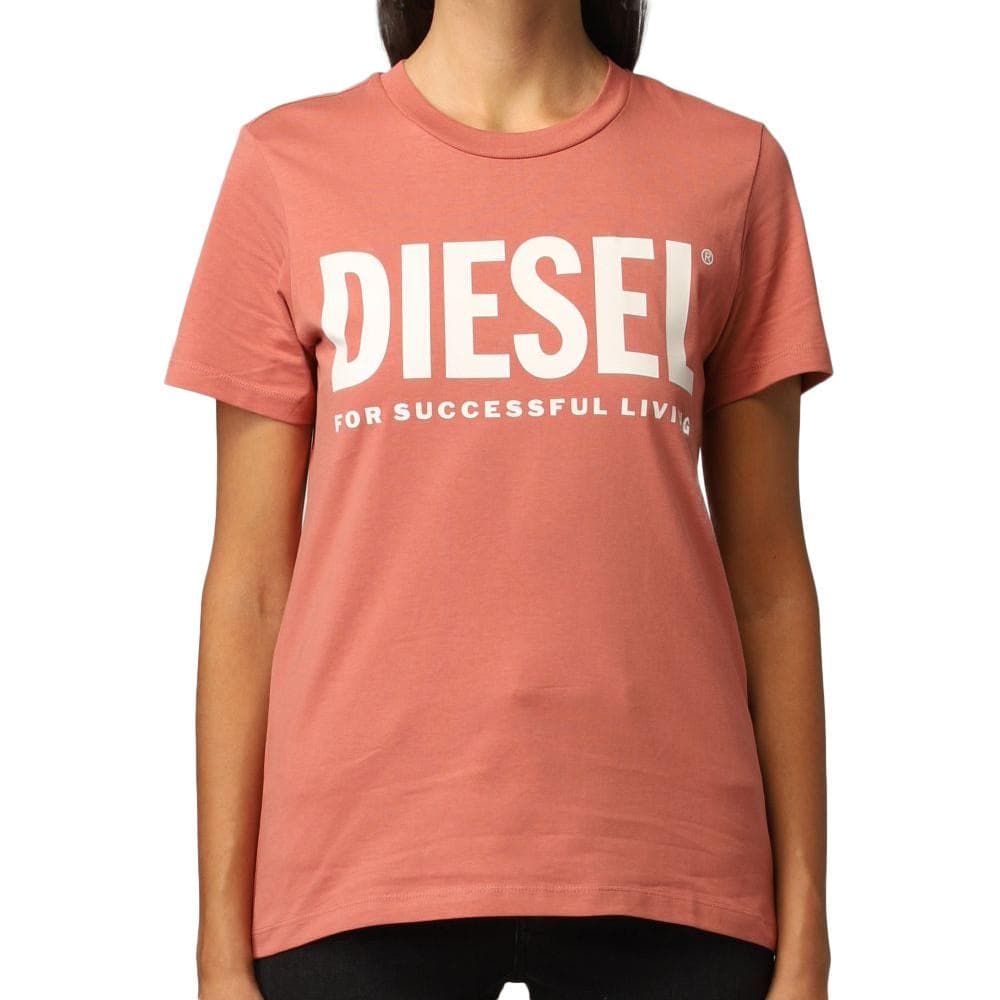 T-shirt Rose Femme Diesel Sily 1
