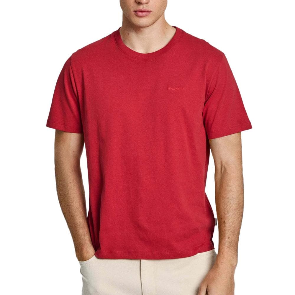 T-shirt Rouge Homme Pepe jeans Connor 1