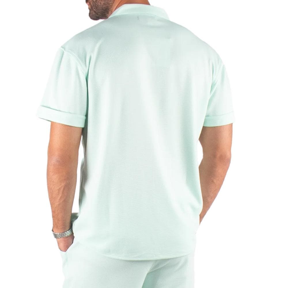 Chemise Vert Homme Paname Brothers Dov 2