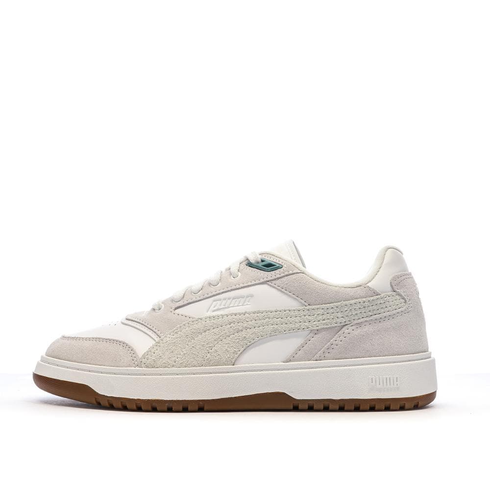 Baskets Blanc/Gris Homme Puma Doublecourt 1