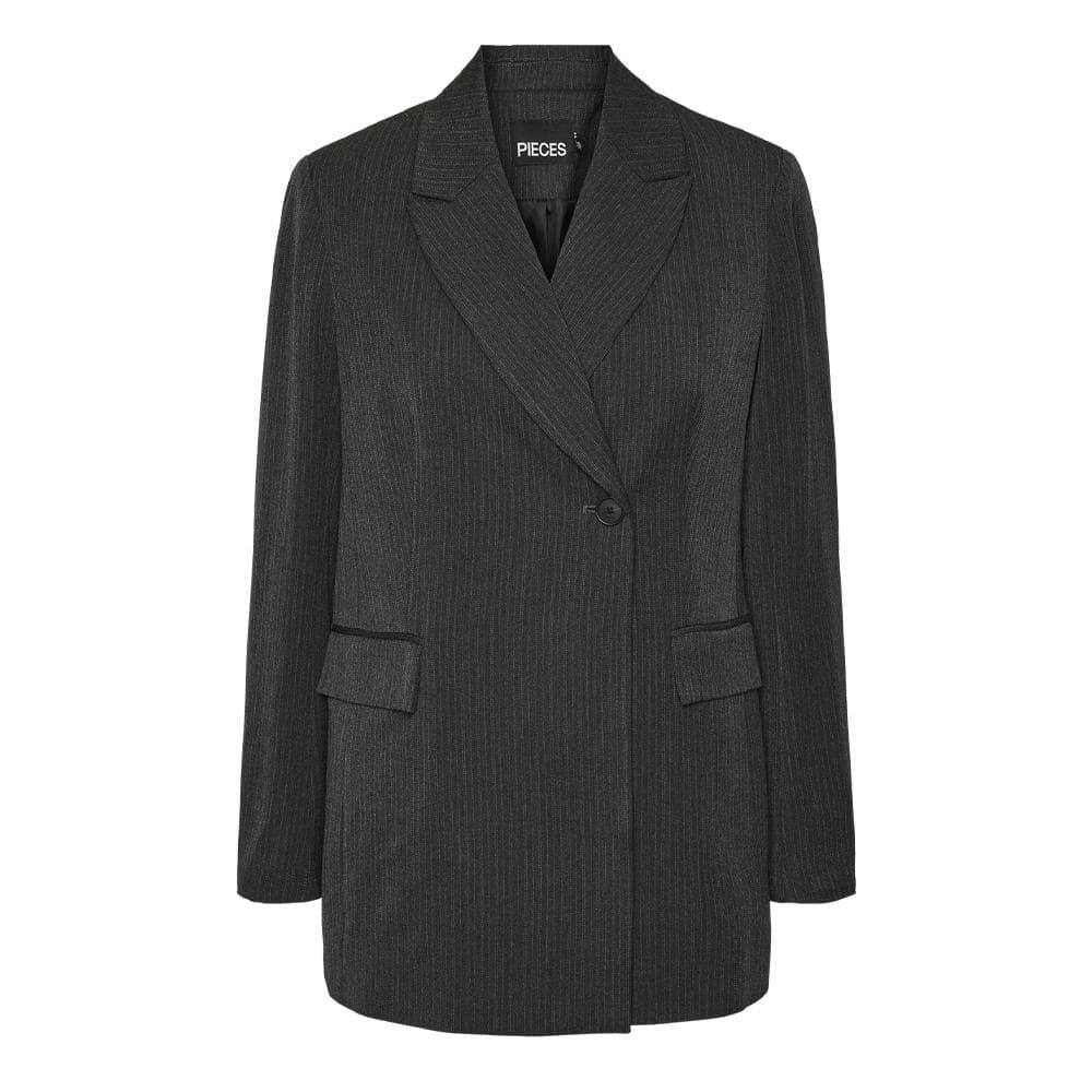 Blazer Noire Femme Pieces Talia 1