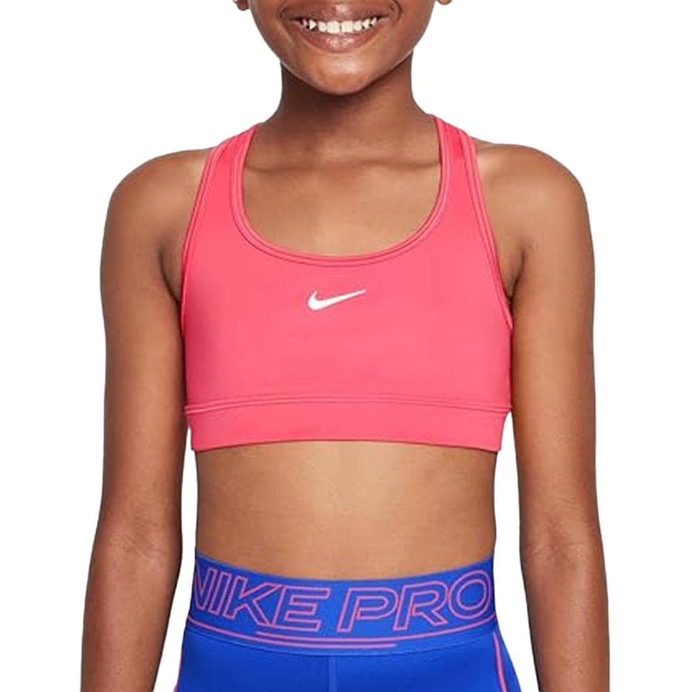 Brassière de Sport Rose Fille Nike Swoosh 1