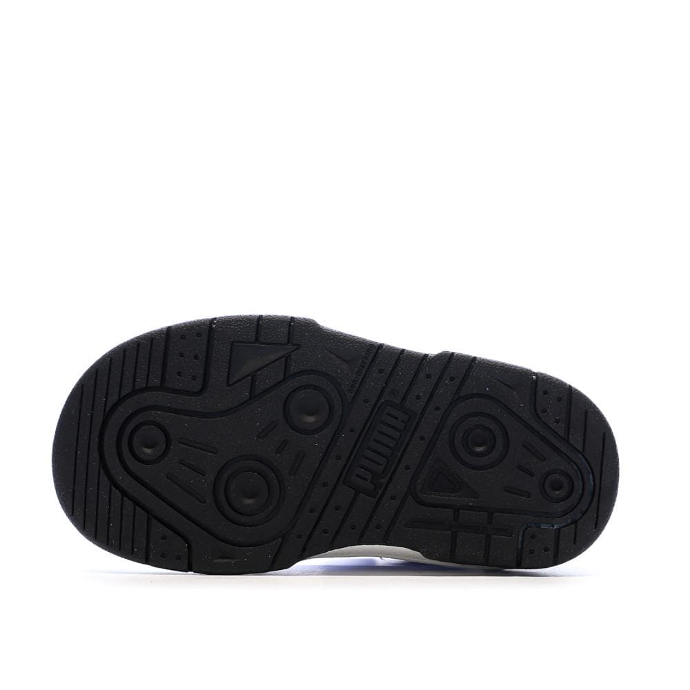 Baskets Blanc/Violet Garçon Puma Slipstream 5