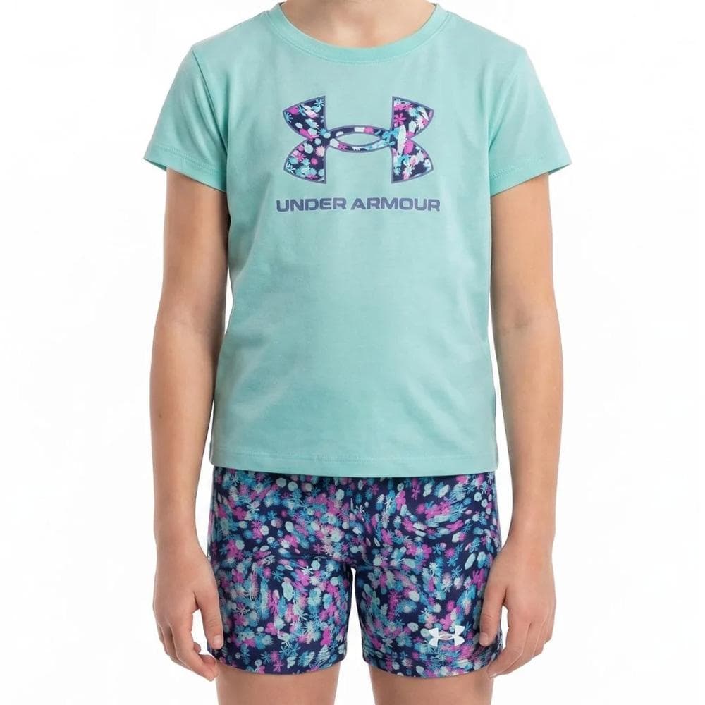 Ensemble Bleu Fille Under Armour Printed Bike 1