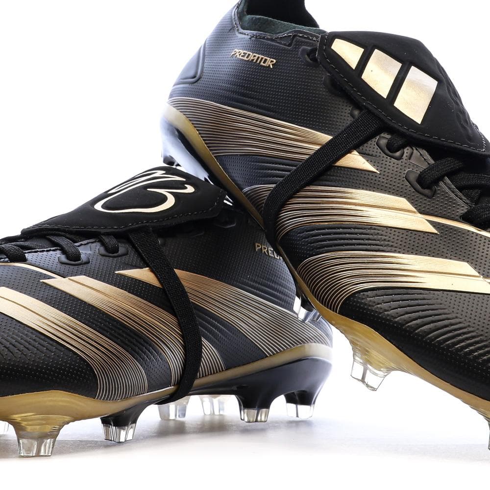 Chaussures de Foot Noir/Doré Adidas Predator League FT FG JB 7