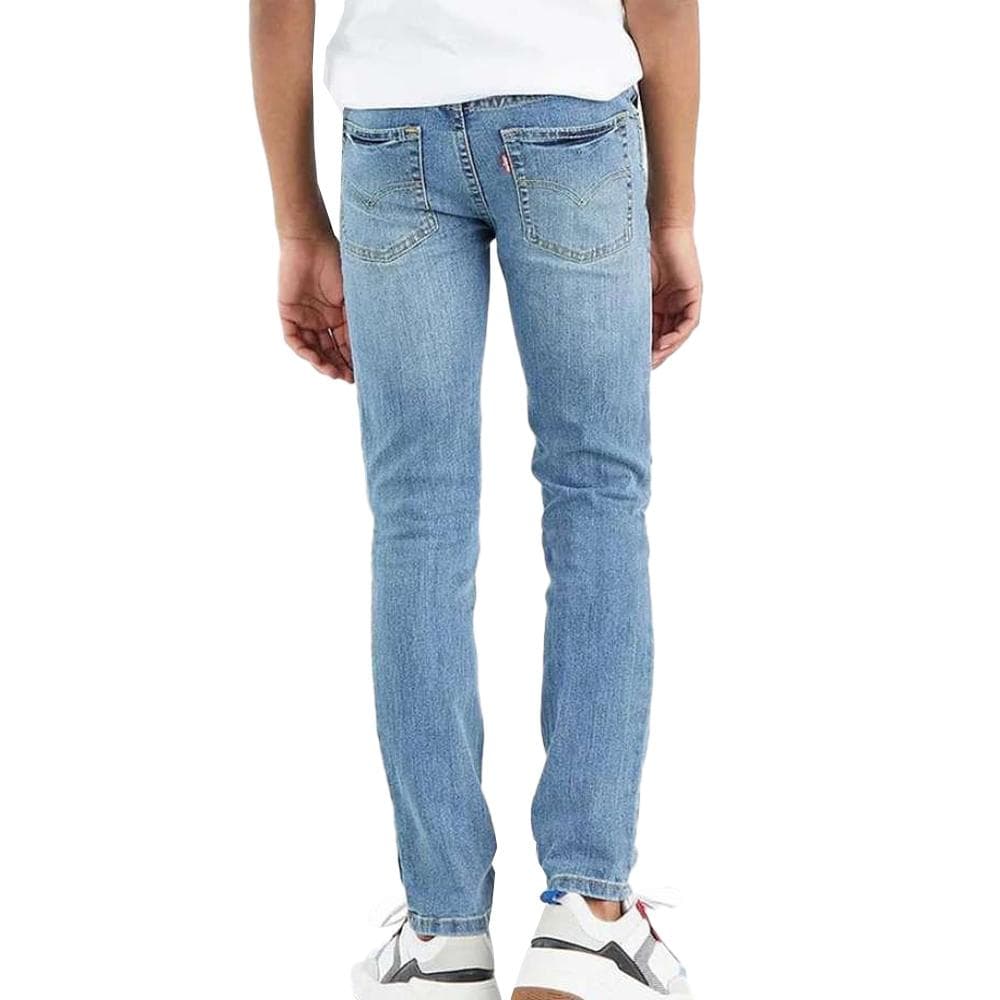 Jean Skinny Bleu Délavé Garçon Levi's Original 510 2