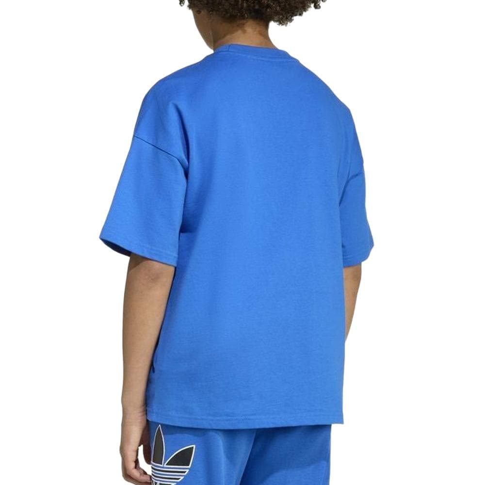T-Shirt Bleu Mixte Adidas JV8557 2