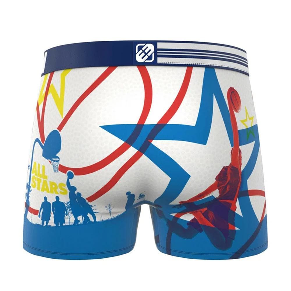 Boxer Blanc/Bleu Homme Freegun Basketball 2