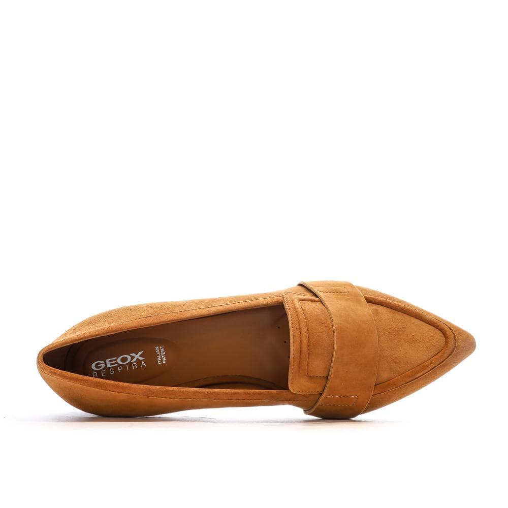 Mocassins Marron Femme Geox Charyssa 4