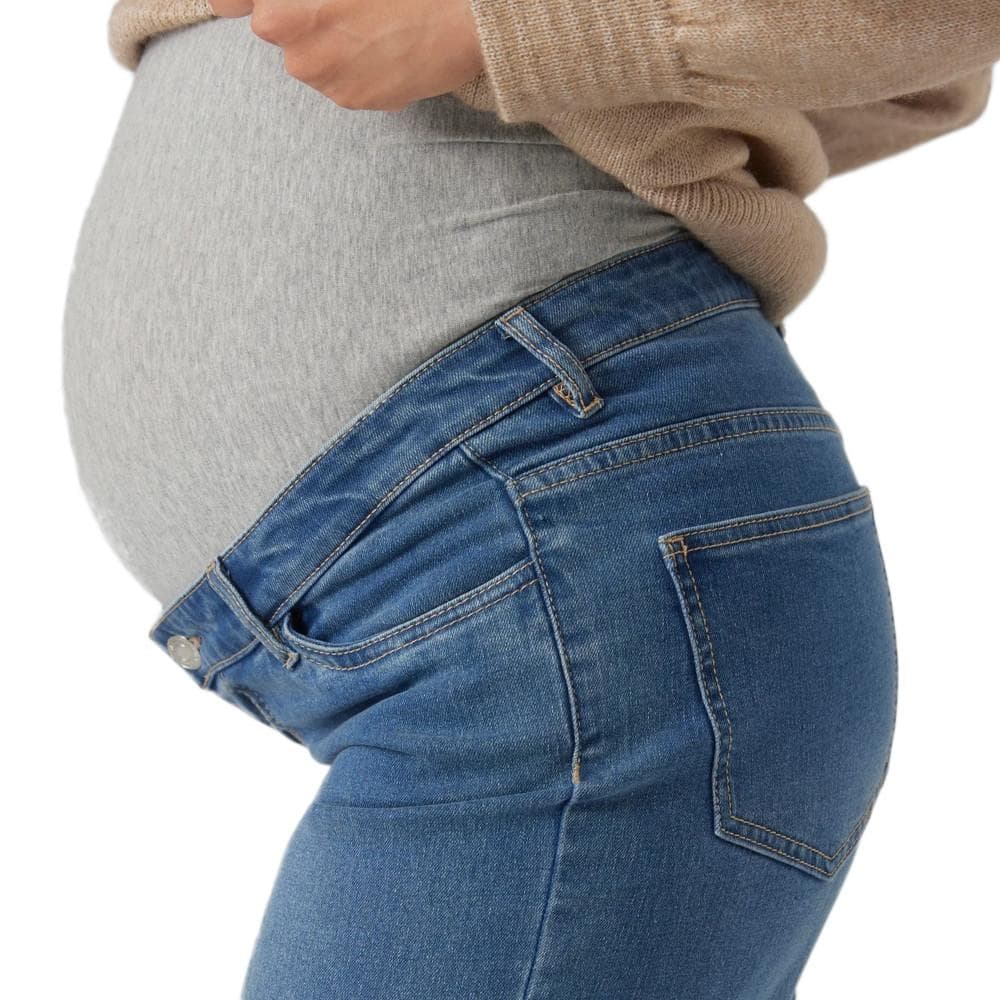 Jean Mom Bleu Fonncé Femme Vero Moda Maternity Mzia 3