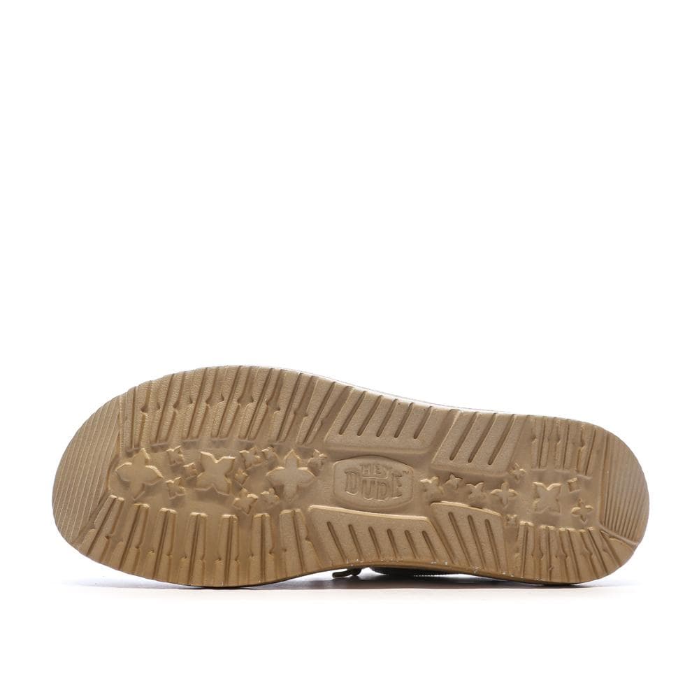 Chaussures Beige Femme Hey Dude Silver 3