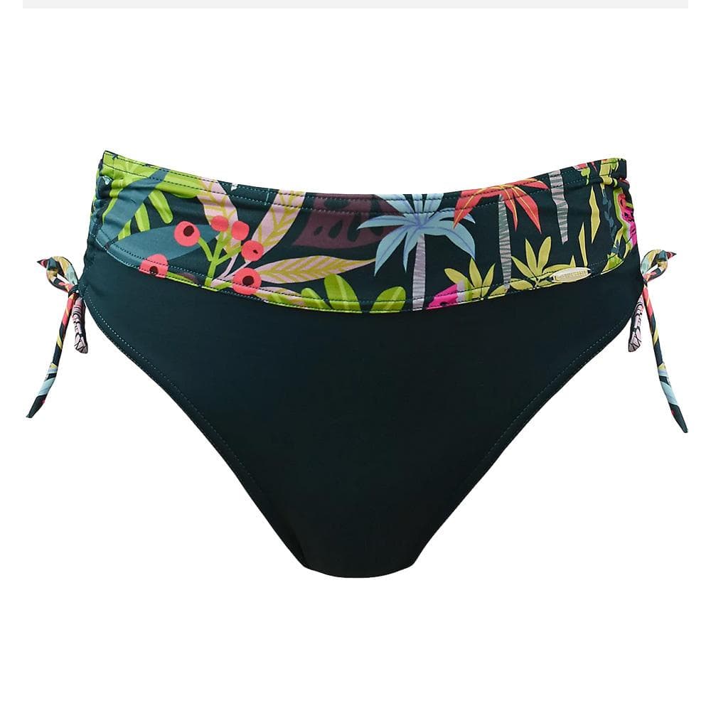 Bas de Bikini Vert Femme Grain de Sable Zig-zag 1