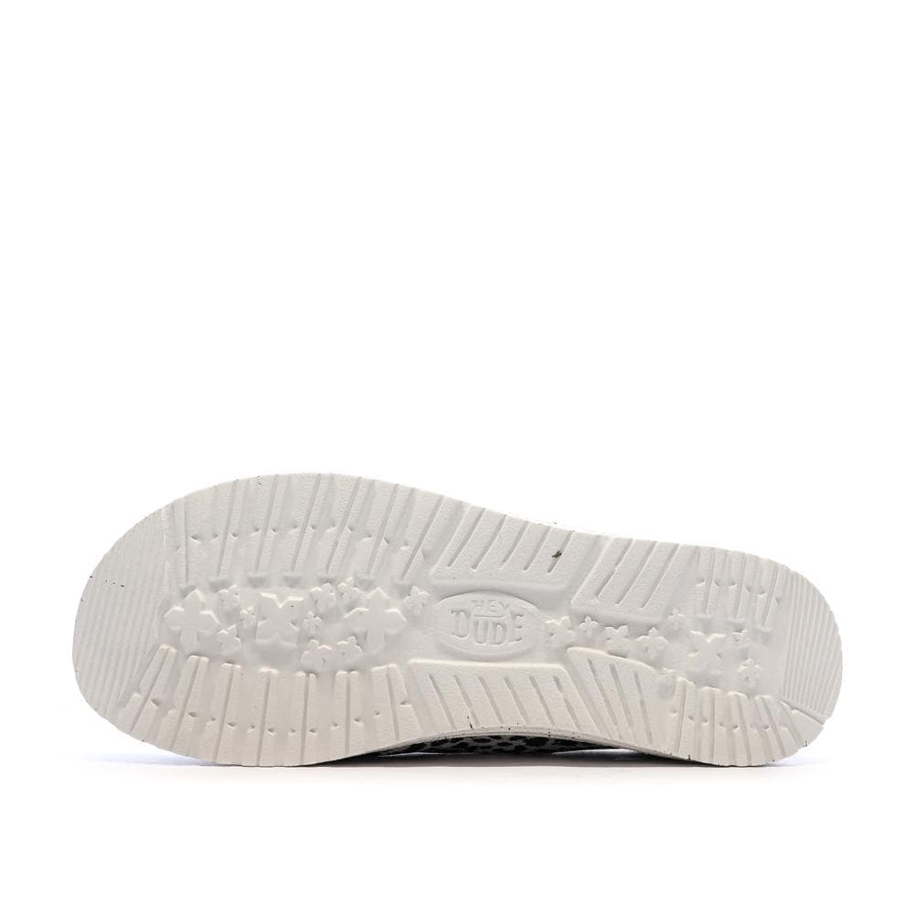 Chaussures Noir/Blanc Femme Hey Dude Blackgrey 5