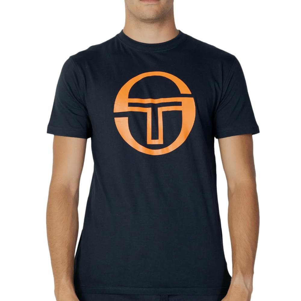 T-shirt Marine/Orange Homme Sergio Tacchini Stadium 1