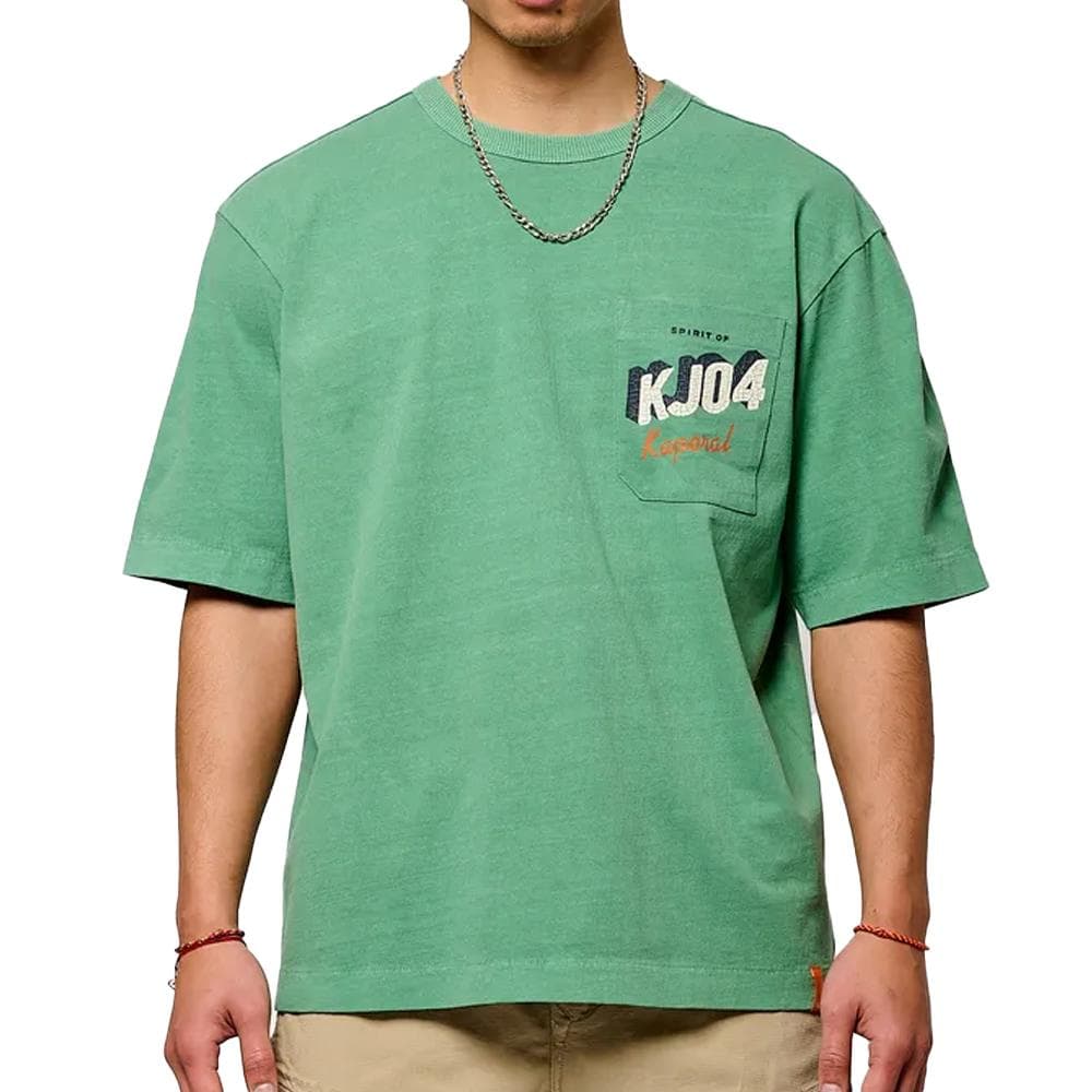 T-Shirt Vert Homme Kaporal BAXH 1